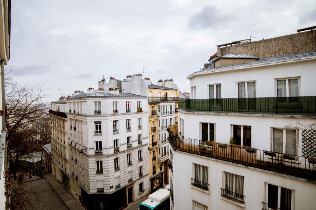 Appartement Montmartre Chappe Paris Exteriör bild